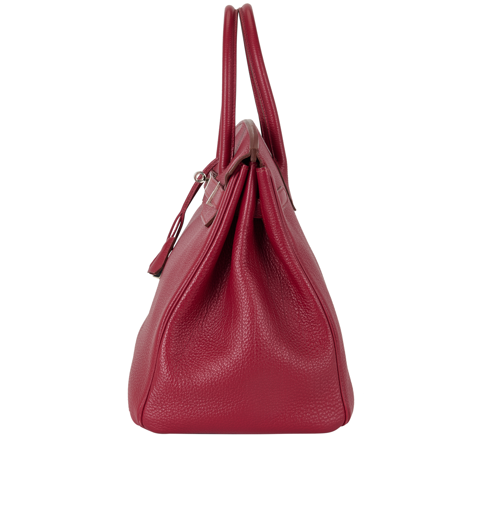 Birkin 35 in Togo Rubis, &pound;10,000, Handbags, Red, Leather, Bottom view